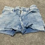 EXPRESS ‎ boyfriend Midi mid rise acid wash shorts size 2 Photo 0