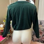 Heart & Hips  Cropped velvet sweater size SMALL Photo 1
