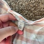 Halogen 🌺  pink and white striped knot tee Photo 1