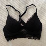 PINK - Victoria's Secret Black Lace Racerback Bralette Photo 0