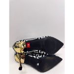 INC International Concepts Boots 8.5 Black Silver Embellished Gold Heel Booties Photo 8