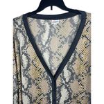 LuLaRoe Cheryl Button Up V-neck Soft Snakeskin Look Long Sleeve Cardigan 2xL NWT Photo 5