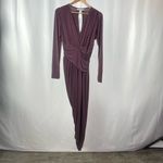 Young Fabulous and Broke NWT Young Fabulous & Broke Genesis Asymmetric Jersey Dress in Purple Size Small Photo 1