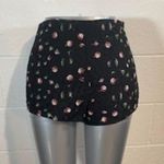 Honey Punch Black Lace & Floral Shorts Photo 0