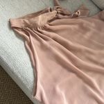 Sweet Pea NY&Co 🤎🤍 nude/pink chiffon top Photo 2