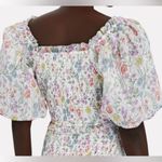 Saylor Floral puff sleeve cropped top. Size XS Photo 2