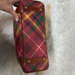 Dooney & Bourke Plaid Tartan Dome Handbag with Pebbled leather Photo 10