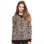 Rag and Bone amoeba print patterned brown long sleeve crewneck Size XS Photo 3