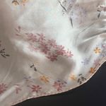 Anne Klein Vintage Romantic 100% Silk Scarf Floral Print 33" Pink Green Photo 10