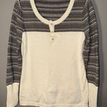 Woolrich  Diamond Henley print sweater size medium #736 Photo 0