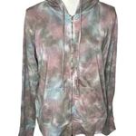 Johnny Was CALME Full Zip Sweatshirt Tie Dye Side Stripe Sz Medium Photo 0