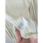 Paige Europa Sweater Size XL Ivory Silk Blend Pullover Knit Bishop Sleeves Photo 6