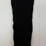Project Social T  Los Angeles Ribbed Black Tank Dress - Ruched - Medium Photo 0