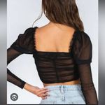 Princess Polly Black Nola Rain Top Photo 1