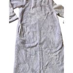 Oscar de la Renta plush quilted jacquard lavender purple muumuu robe lounge wear Photo 6