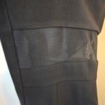 JayGodfrey Black Mesh Panel Cutout Dress Mini High Neck Cocktail Neutral 8 Photo 7