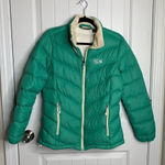 Mountain Hardwear Mountain Hardware green insulated‎ puffer jacket size medium women’s stretchdown Photo 0