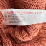 Free People  Sweater Orange FP Beach Dolman Lightweight Tunic Summer Small Photo 3