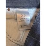 MOTHER The Mid Rise Dazzler Ankle Jeans Now Or Never Size 28 (29x23) Preppy Crop Blue Photo 4
