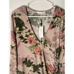 BCBGeneration  Floral Print‎ Faux Wrap Dress Long Sleeve Multicolor XL Photo 1