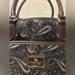 American Living 🤎🤎 Paisley Tote Bag with Brown Accents luggage .🤎🤎 Photo 2
