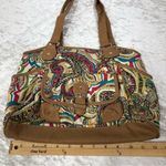 Y2k paisley shoulder handbag purse cotton & linen blend Photo 1