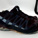 Salomon XA Pro 3D V8 Hiking Shoes Contagrip Sneakers Lace Up Red Blue 8 Photo 2