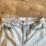 Current/Elliott  The Cropped Straight Channing Destroyed Jeans Light Wash Sz 28 Photo 11