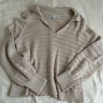 Rachel Zoe π Knit Collared Vneck Sweater Photo 0