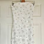 Milly  Kait Fleur Paillette Midi Dress US 2 NEW Bridal Embellished Beaded Photo 11