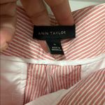 Ann Taylor  The Boardwalk Shorts Red Seersucker Photo 2