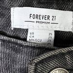 Forever 21 NWT  Premium Cargo Jeans Womens 25 Black Wash Wide Leg Street Photo 4