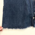 MOTHER Denim Mother Jeans The Roller Wide Leg Flare Raw Hem Distressed Medium Wash High Waist Photo 12
