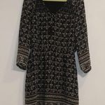 Madewell  Black Woodland Mini Dress Sz 4 Photo 2