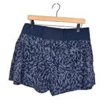 Athleta  Womens Trekkie North Printed Active Shorts Lynx Blue Size 12 Photo 3