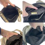 Plinio Visona Snakeskin Print Italian Leather Cream Crossbody Purse Bag Photo 14