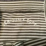 Aeropostale 2/15 Seriously soft olive and white striped longsleeve T-shirt Photo 1