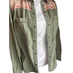 Maurice's Maurice’s dark green Jean denim button up womens small Photo 4