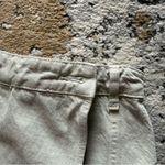 ZARA Sage Green Cargo Shorts with Structured Waistband Photo 4