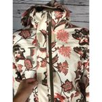 Liquid Boardwear ski jacket in cream & floral with removable hood size XS White Photo 5