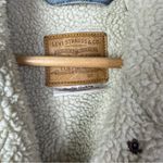 Levi's  Light Blue Wash Red Tab Sherpa Lined Denim Trucker Jacket L Photo 5