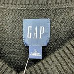 Gap V-Neck Merino Wool Blend Oversized Sweater Size Large Black New with tags! Photo 4