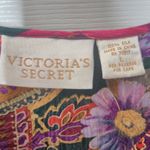 Victoria's Secret  Floral Silk Pajama Top Vintage 90s Gold Label Floral Size L Photo 4