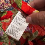 Urban Outfitters  Womens Crop Pants Wide Leg Floral Colorful Buttons Red Yellow 2 Photo 9