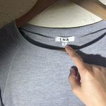 LNA NWOT  Gray Long Sleeve With Sleeve Details Size Small Photo 1