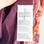 Old Navy  Waist Defined Flutter Short Sleeve Floral Midi Dress Rust Red Small Photo 3