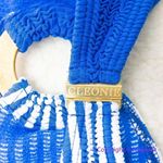 NEW Cleonie Free People Swim Australia blue bikini top blue stripe, one size Size L Photo 7