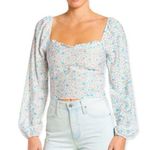 Sophie Rue  Floral Long Sleeve Crop Top Photo 0