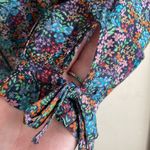 DOEN The Rose Top Navy Lady Bird Floral Print Blue Photo 10