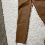 Aritzia  The Melina Vegan Leather Pants Camel Size 6 Straight Leg Photo 8